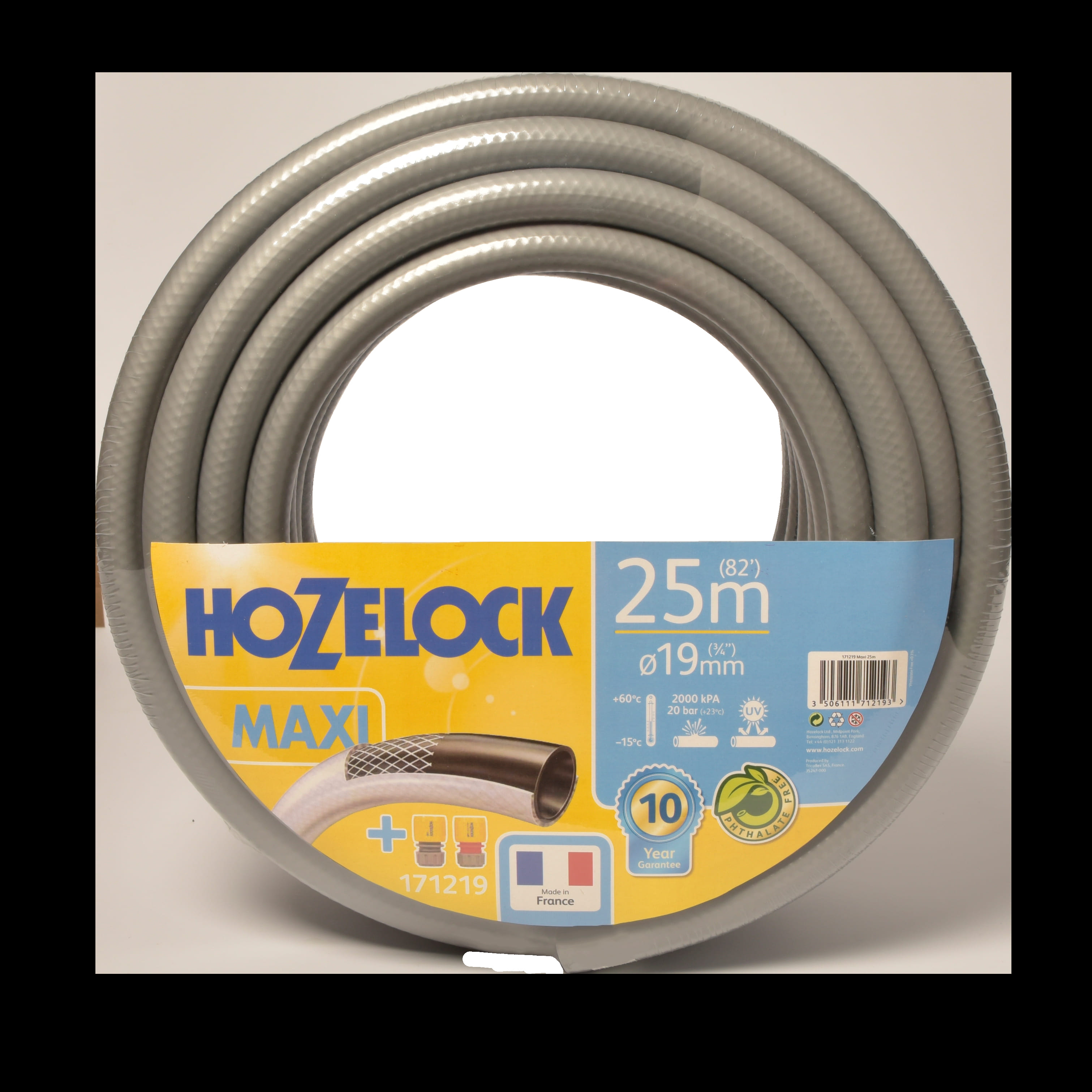 Шланг для полива ХоЗелок 171219 пвх садовый Триккофлекс МАКСИ с коннекторами 19 мм 25 м по цене 