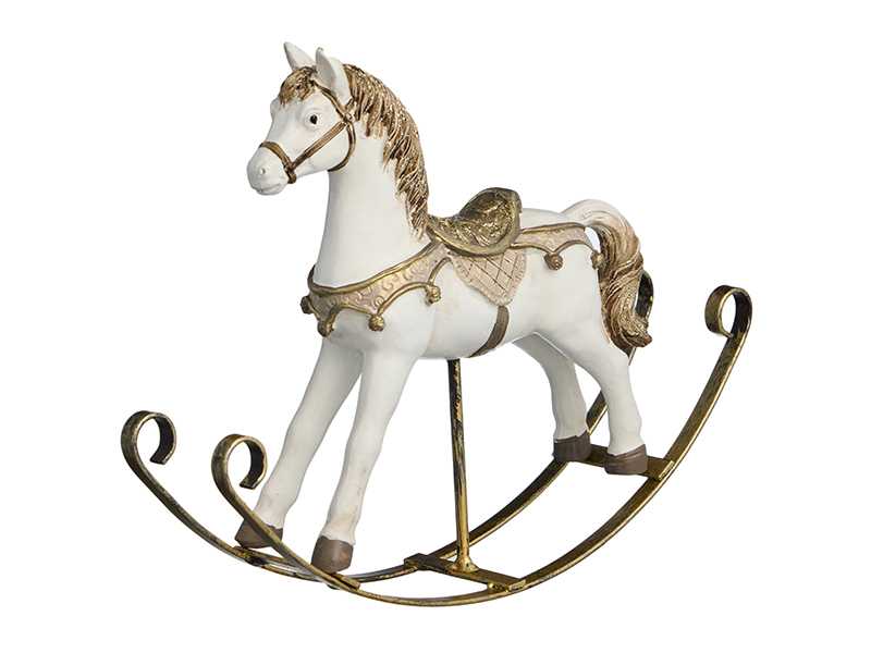 Фигурка Конь-Качалка 21x5,5x18см, полистоун арт.79-269 по цене 