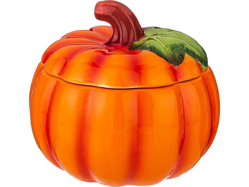 Блюдо для запекания с крышкой Тыква керамика 1000мл арт.490-425 по цене 