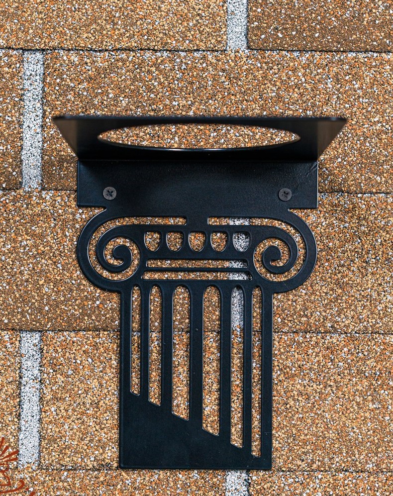 Кронштейн настенный для кашпо, металл арт.150-107B по цене 