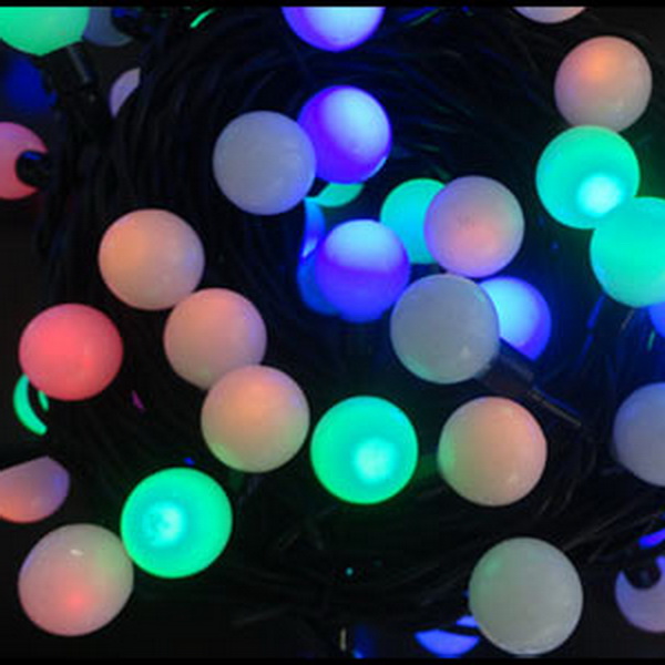 Электрогирлянда наруж. Шарики 10м по цене 