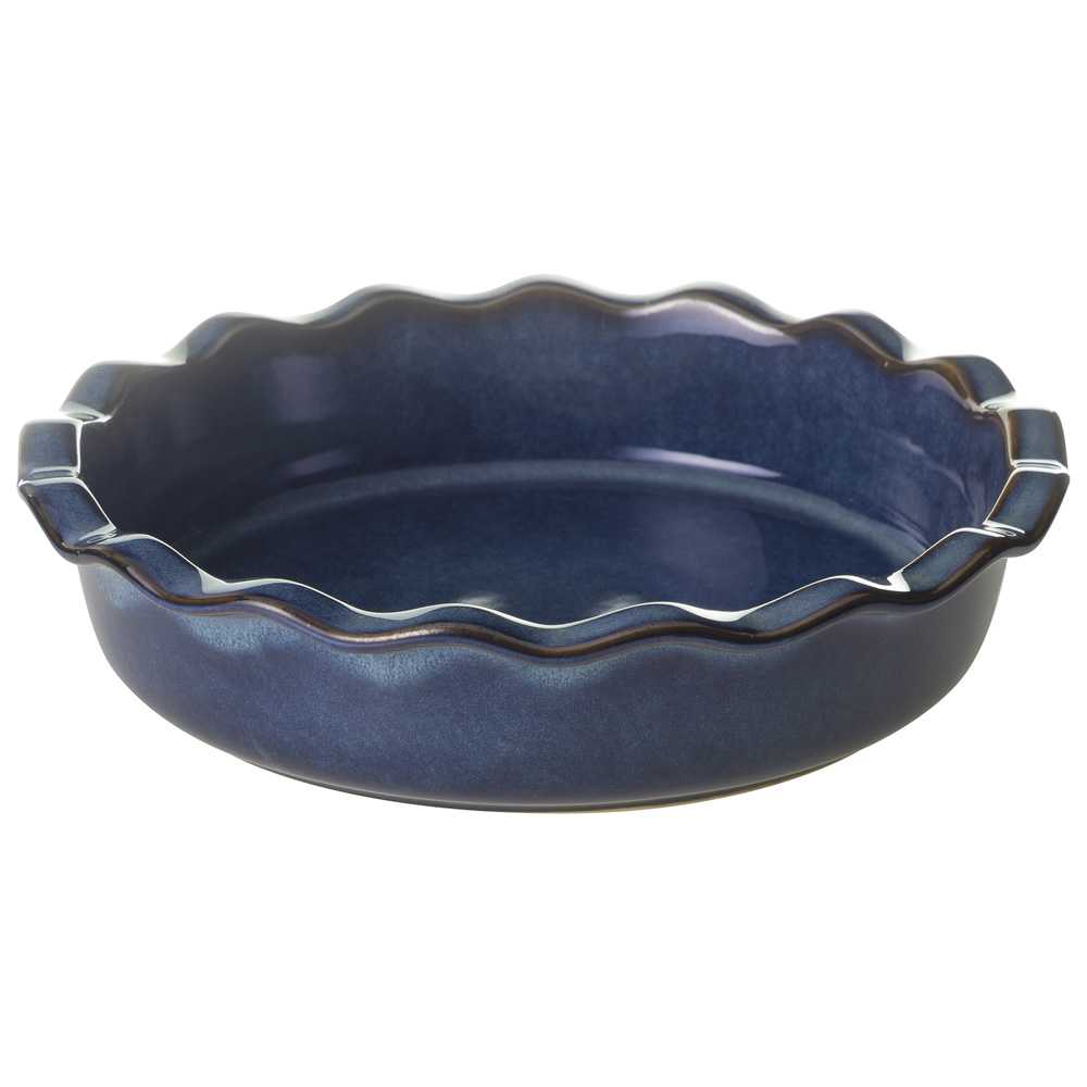 Форма для запекания круглая Реактивный синий 27x6,5см, керамика арт.780-147 по цене 