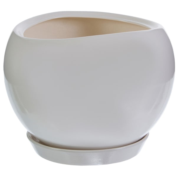 Горшок для цветов Адель №2, белый В18см по цене 