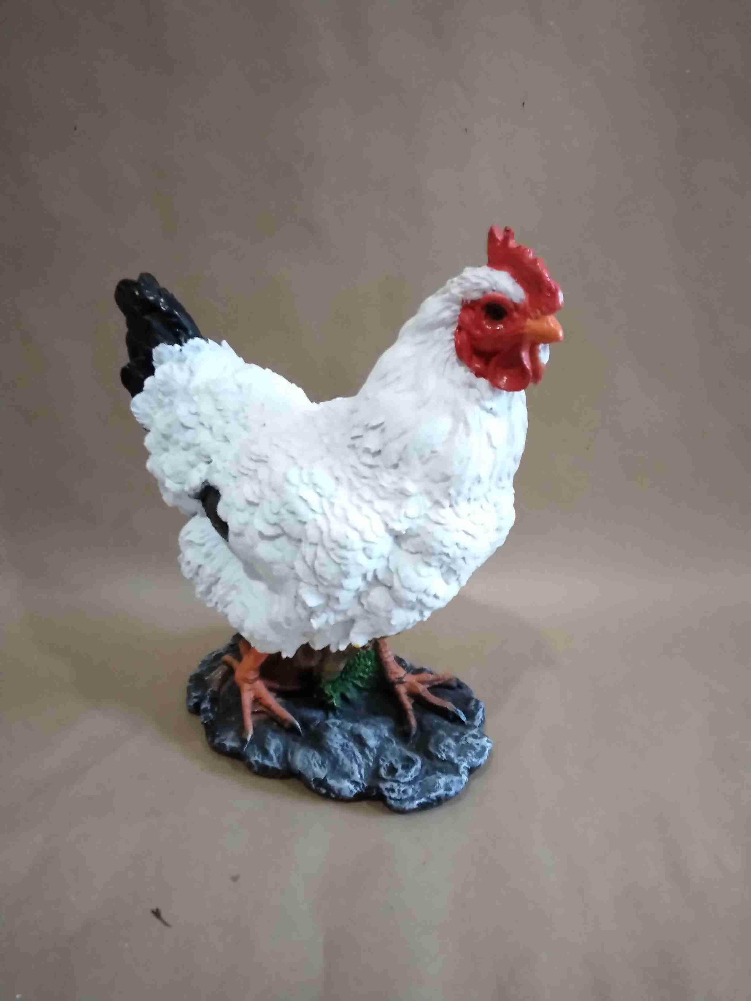 Фигура Курица Ряба 34см, полистоун арт.ФП023 по цене 