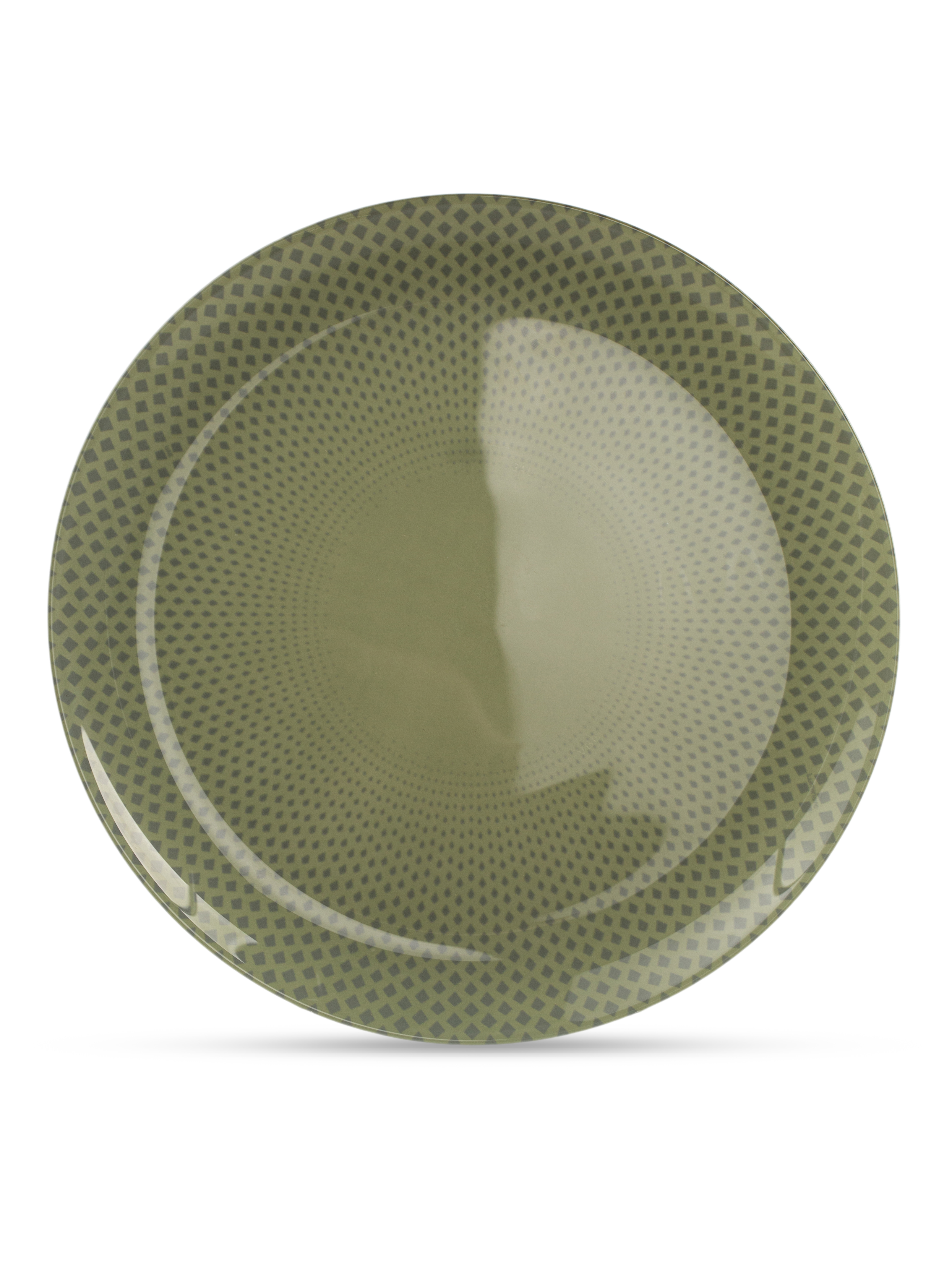 Тарелка обеденная СЕЛЕСТИ ГРИН 26см, стекло арт.V8792 по цене 