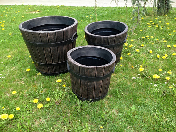 Горшок под дерево пластик дуб S, арт.6689 по цене 