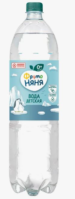 Вода ФрутоНяня детская негазированная 1,5л по цене 