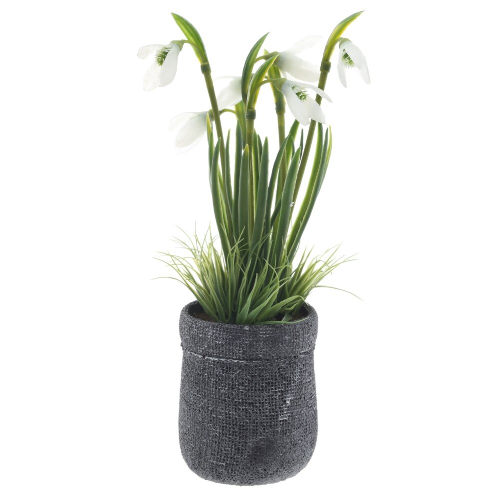 Композиция цветочная Подснежники 13х12х28см арт.815062 по цене 