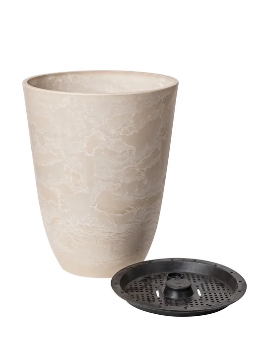 Горшок для растений ГринШип высокий песочный 39х46см, пластик, арт.H-11VH39 по цене 