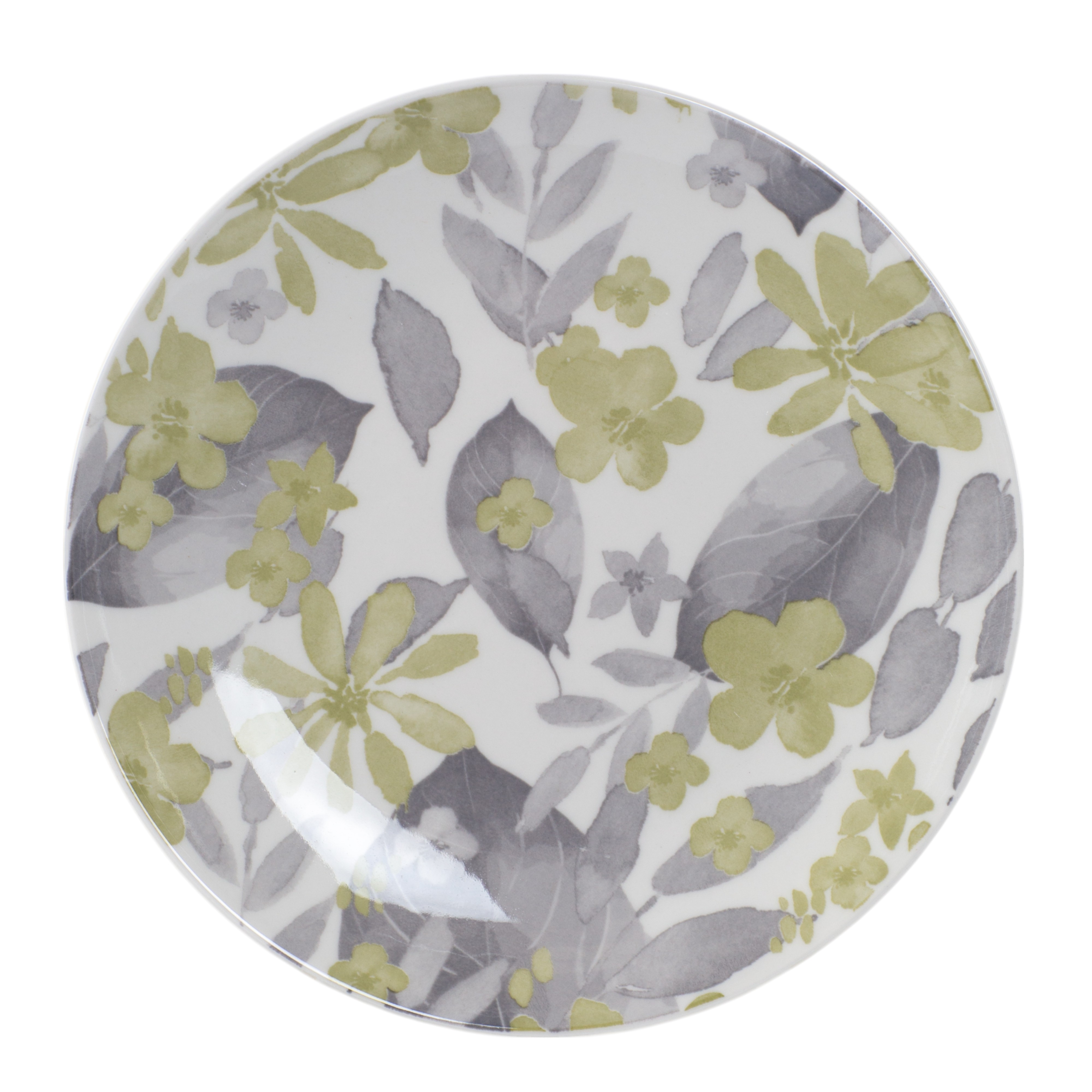 Тарелка десертная Блуминг зеленая 19см, фарфор арт.DMD236 по цене 