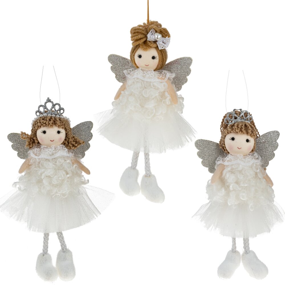 Изделие декоративное подвесное Ангел 9х3х18см арт.791273 по цене 