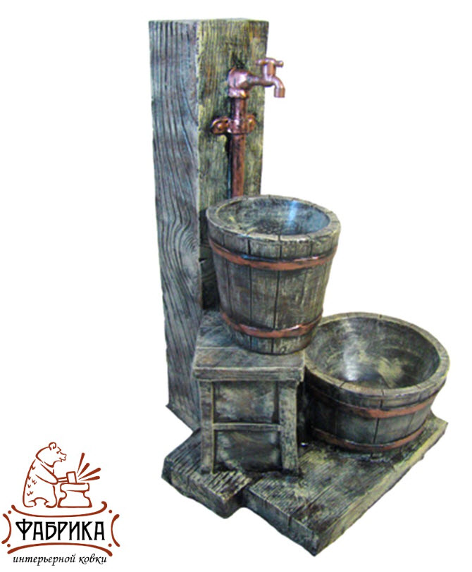 Умывальник с ведерком 60х100х60см, стеклопластик арт.U07563 по цене 