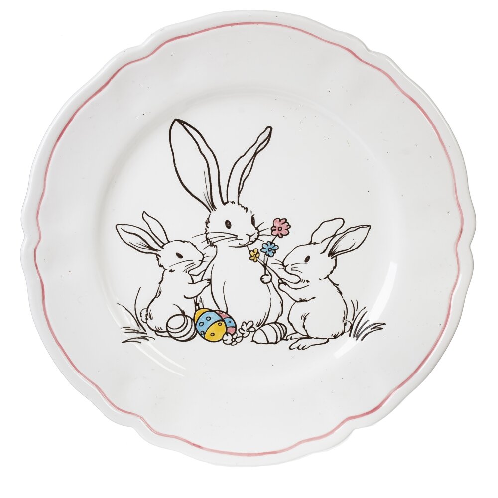 Тарелка десертная 20,5х20,5х2см, керамика арт.818237 по цене 