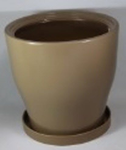 Горшок Крокус №3 13,5х9см 0,7л латте, керамика арт.10005548 по цене 