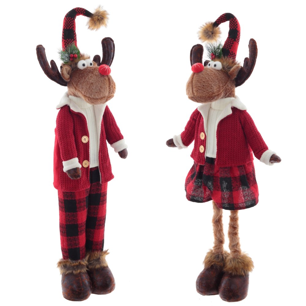 Игрушка набивная Олень 28х13х99см 2в. по цене 