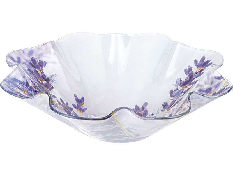 Салатник Лаванда 1300мл стекло арт.198-376 по цене 