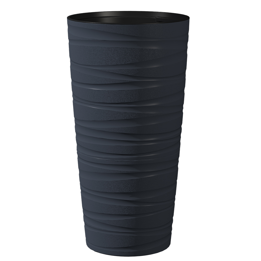 Кашпо Модерн Максимум 15л Антрацит арт.КШ-9532 по цене 