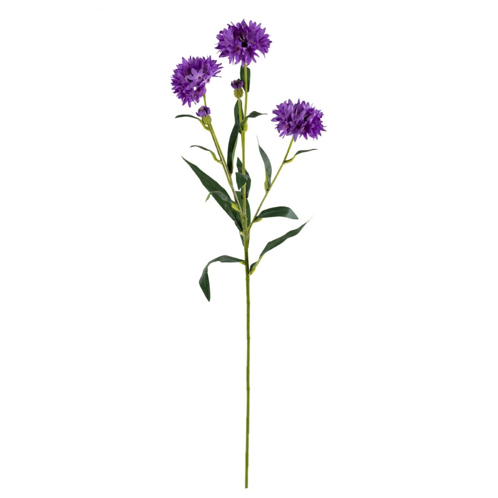 Цветок искусственный Василек сиреневый 64см арт.к000027597 по цене 