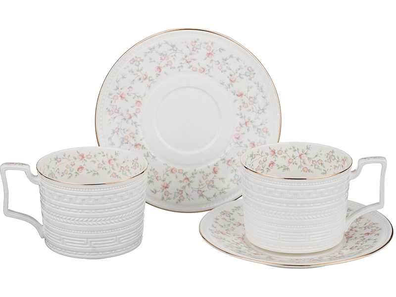 Набор чайный Лефард Фабьен на 2пер 4пр 280мл, фарфор арт.760-465 по цене 