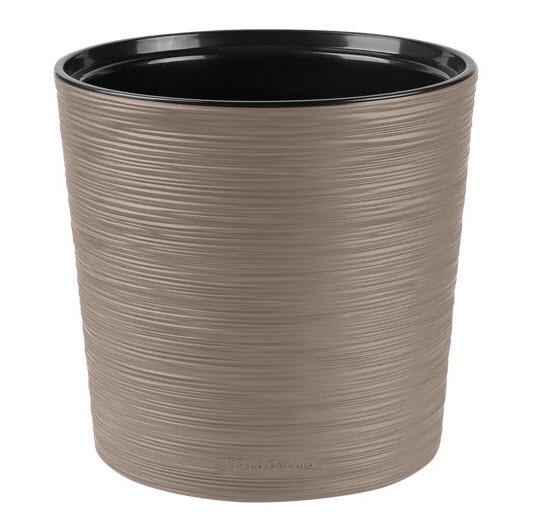 Кашпо Ла Декоро 7,5л пралине, пластик арт.КШ-0691 по цене 