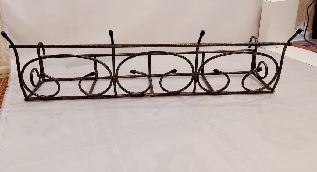 Подставка под цветы балконная Узорная-2 37х99х30см арт.Т1106 по цене 