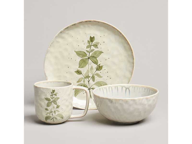 Набор посуды Лефард Цветы 3пр, фарфор арт.260-1032 по цене 