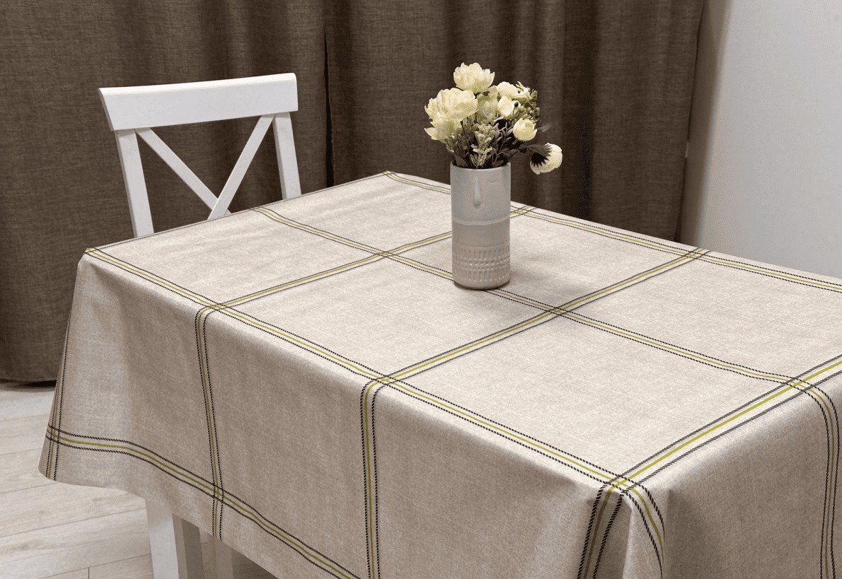 Клеенка Эстелла Анис 140см, 70% полиэстер 30% хлопок арт.13921 по цене 