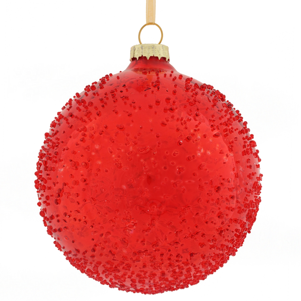Украшение новогоднее Шар 10см, стекло арт.754065 по цене 