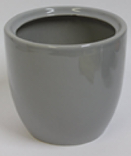 Горшок Идеал 18х21см 4,5л светло-серый, керамика арт.10005602 по цене 