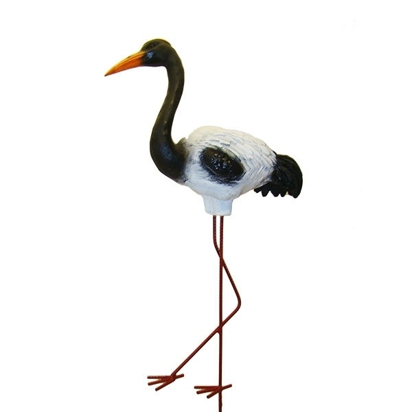 Фигура садовая Журавлик 37х17х89см, полистоун арт.123422/F091 по цене 
