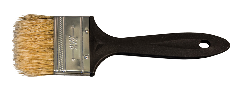 Кисть плоская Крафор с натуральной щетиной №3 75мм по цене 