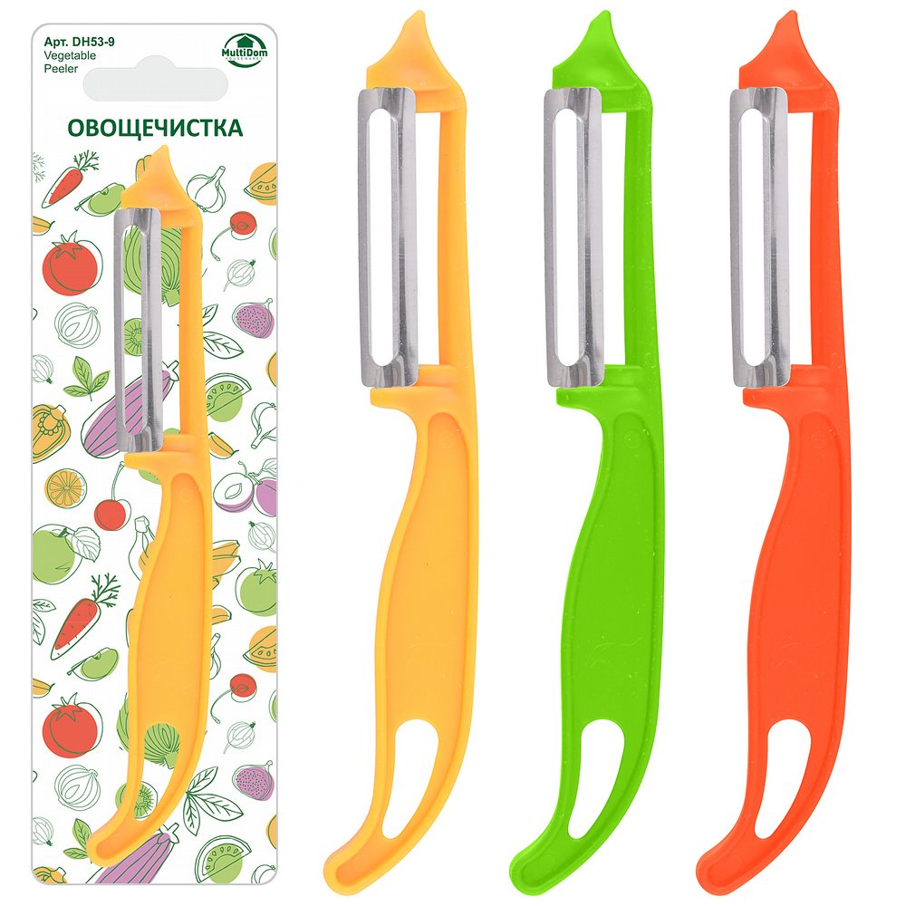 Овощечистка Эконом 15см 3цв арт.DH53-9 по цене 