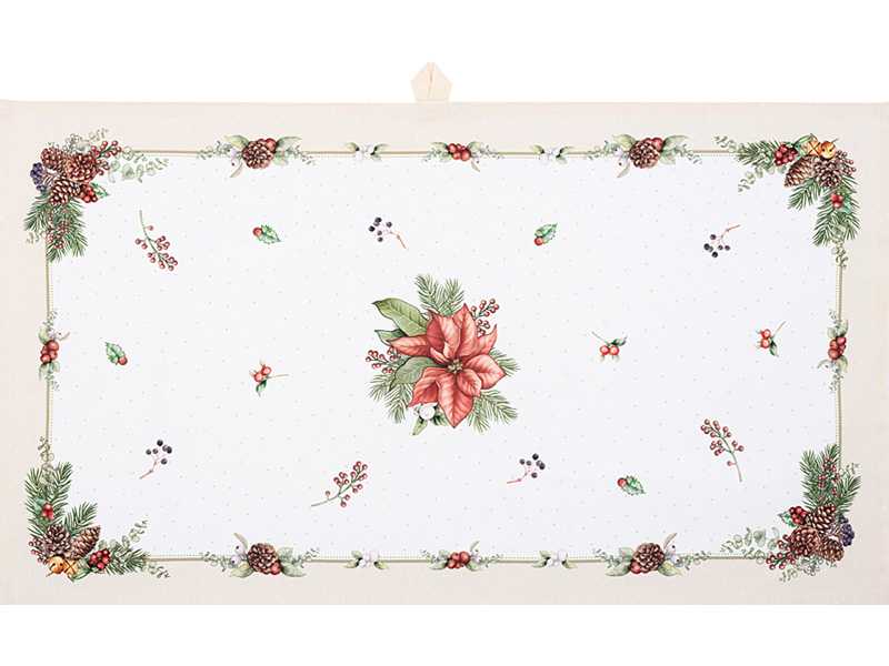 Полотенце Праздник, хлопок бежевый горох 40х70см арт.850-734-6 по цене 