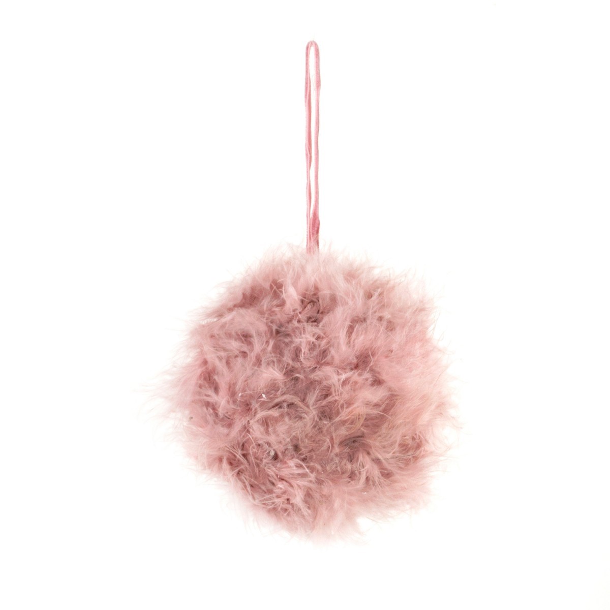 Украшение подвесное Шар D12см розовый арт.к000023038 по цене 