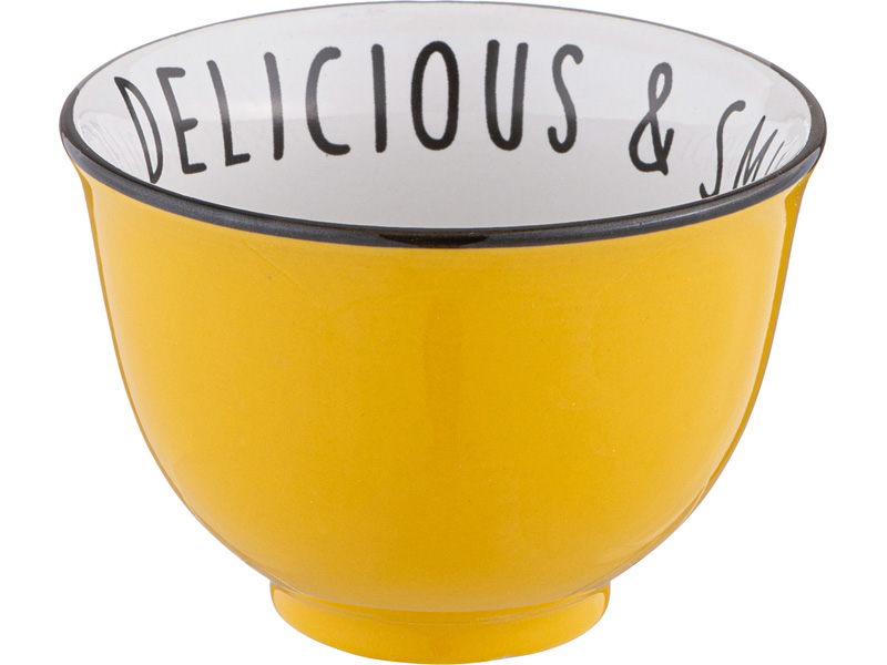 Бульонница Веселый смайлик 166мл 7х6см керамика арт.155-811 по цене 