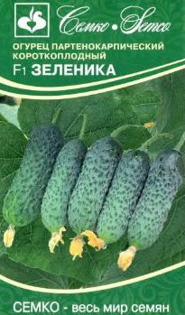 Семена Огурец партенокарпический Зеленика F1 5 шт Семко 