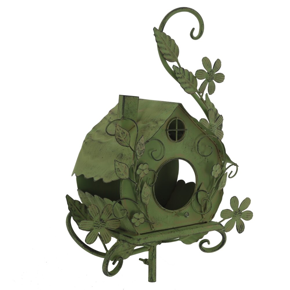 Изделие декоративное Скворечник 33,5х19х47см, металл арт.819629 по цене 