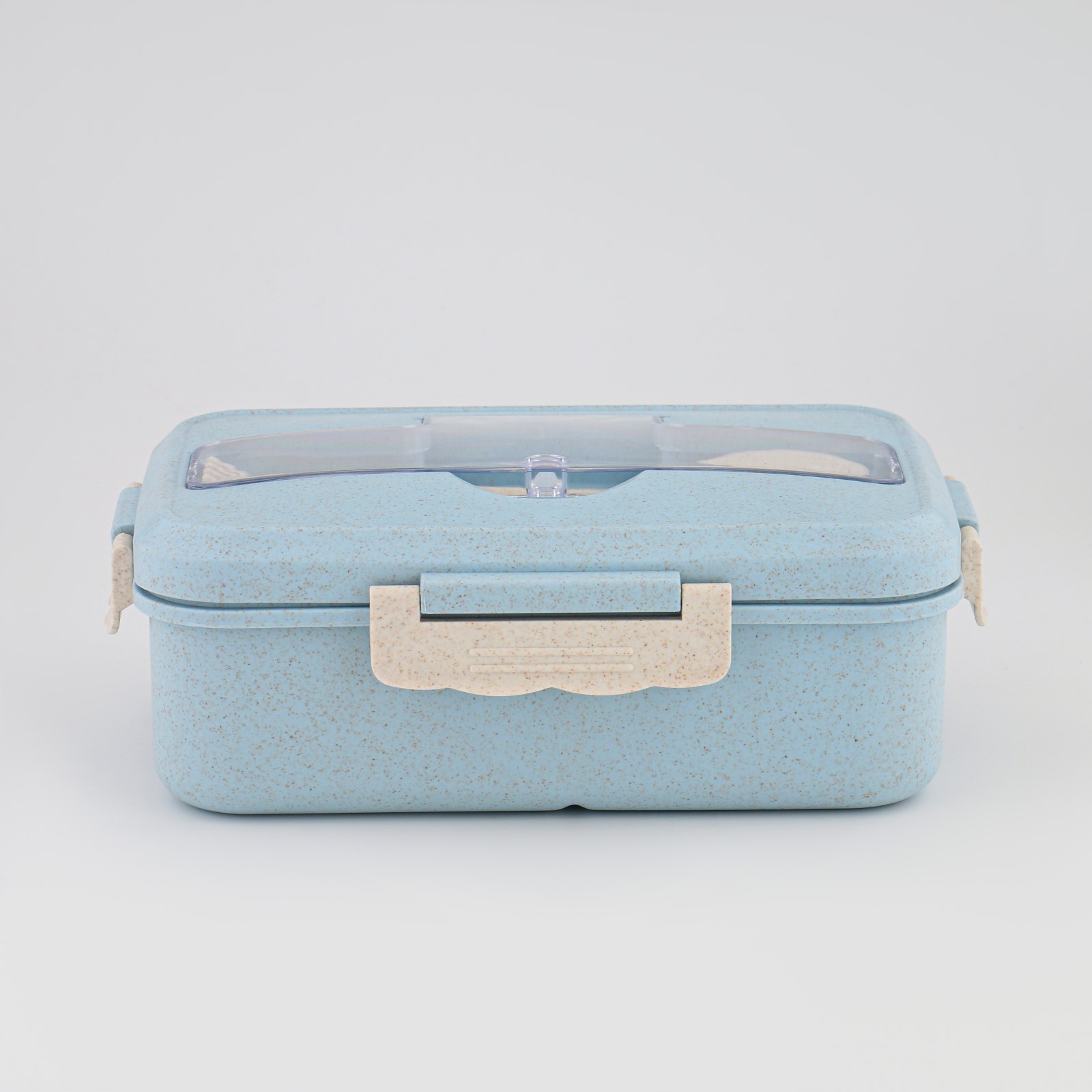 Ланч бокс  800мл, с приборами, розовый арт.7427702 по цене 