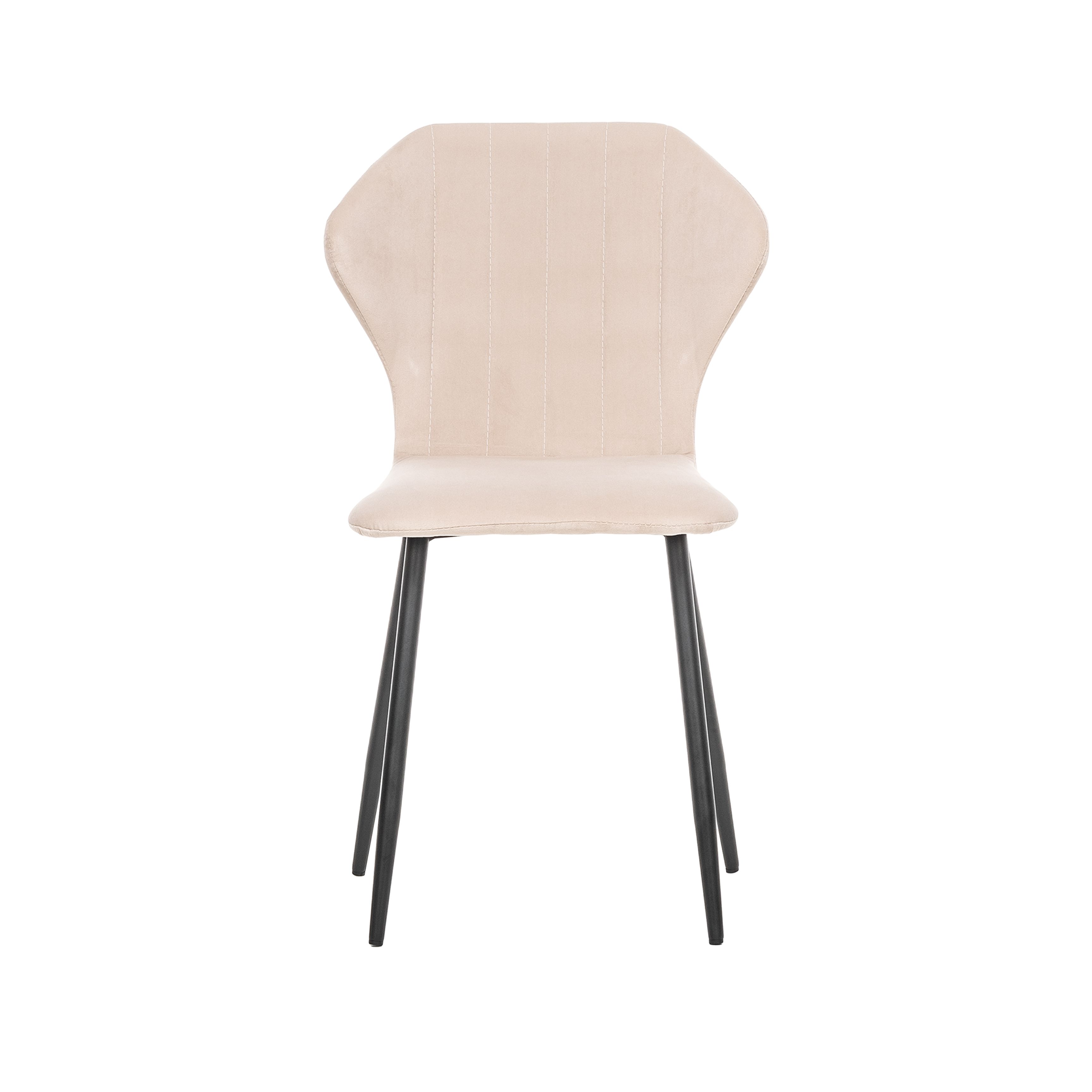 Стул Лесет Гувер полоса, черный/песок по цене 