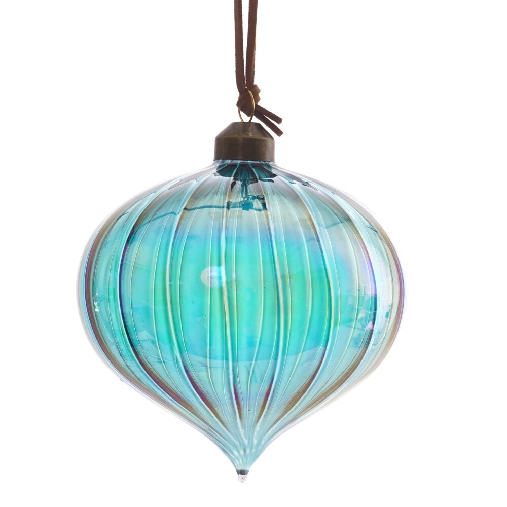 Украшение новогоднее Капля 11х11х12см, стекло арт.811831 по цене 