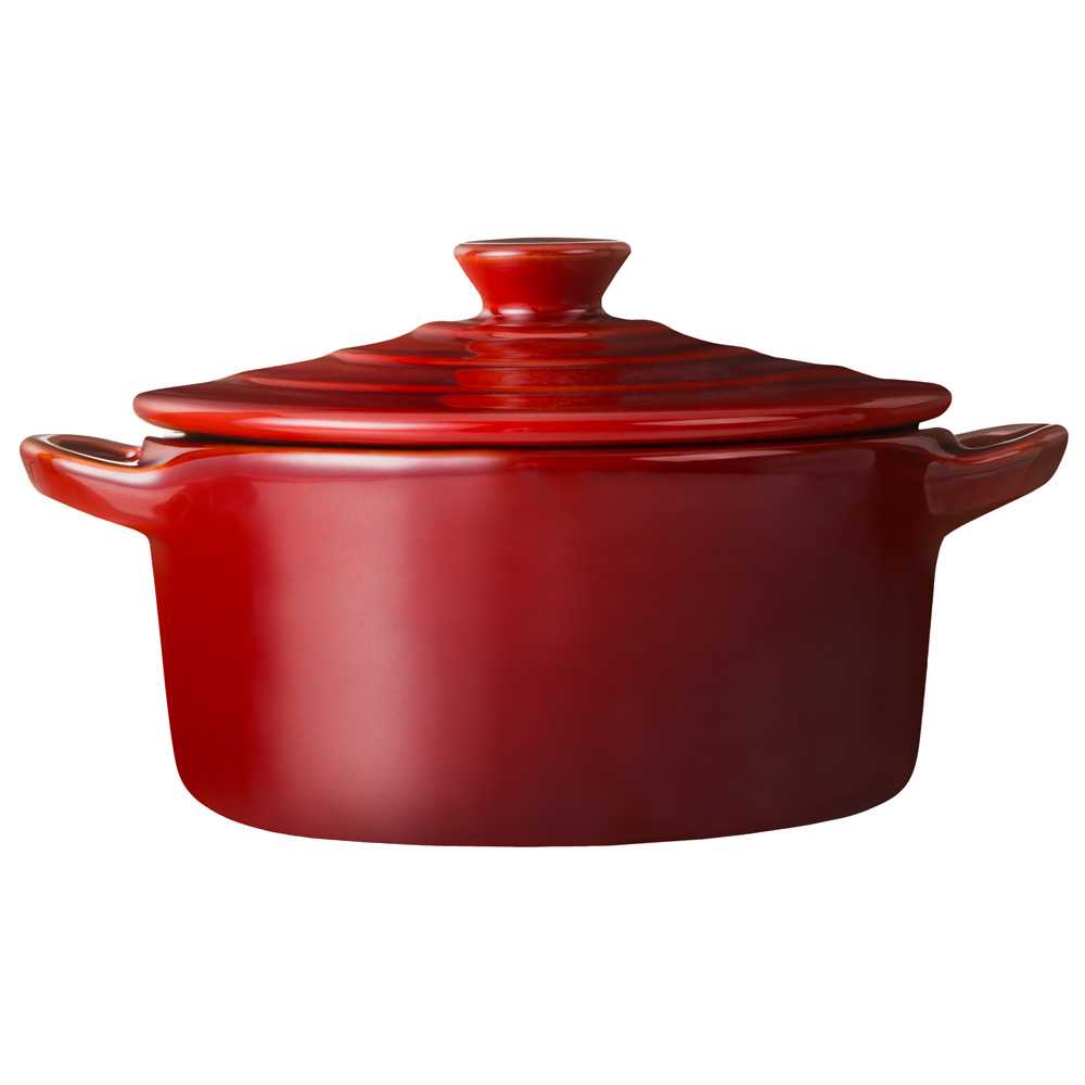 Горшочек для запекания Реактивный красный 600мл, керамика арт.780-138 по цене 