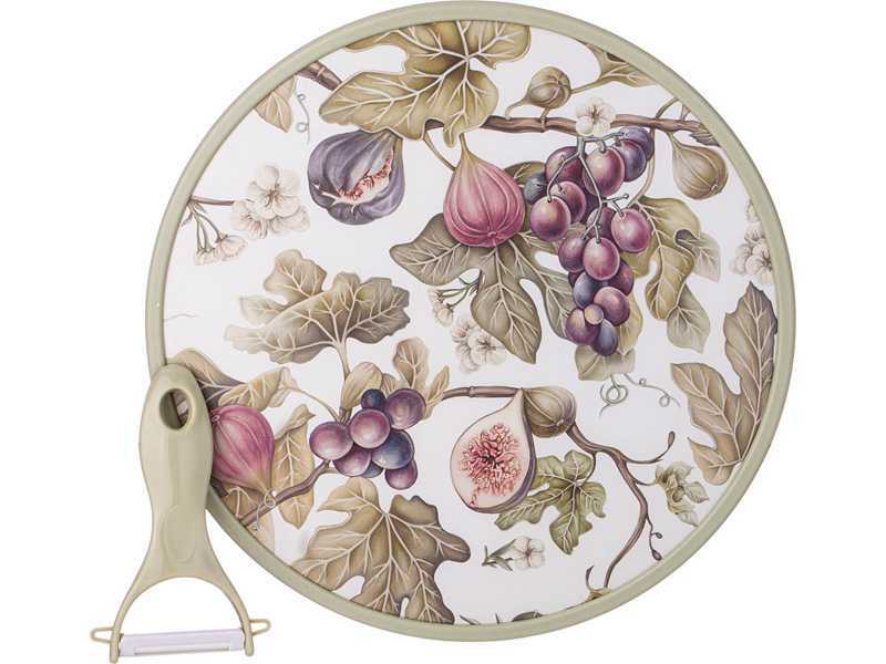 Набор доска разделочная + овощечистка 27,5х1,2см арт.895-200 по цене 