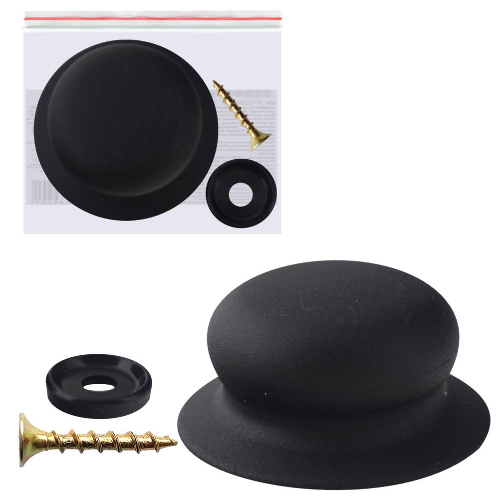 Ручка для крышки с саморезом диаметр 6см арт.МТ76-79 по цене 