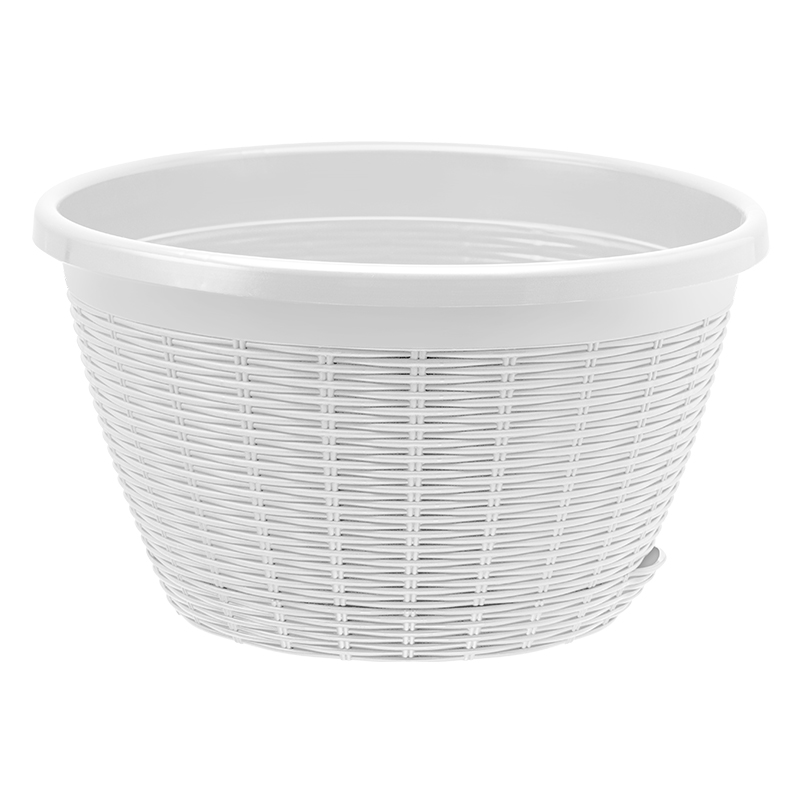 Кашпо Подвесное 4,5л Белый пластик арт.КШ-6446 по цене 