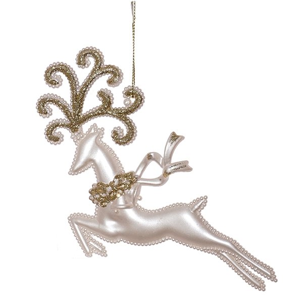 Украшение новогоднее Олень 11х1х17,5см полимерные материалы арт.254592 по цене 