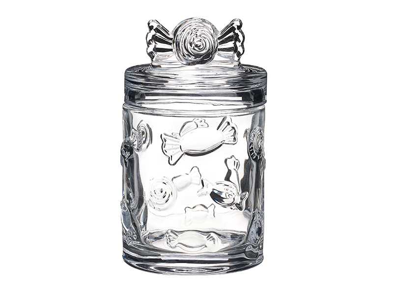 Емкость для хранения Лефард Конфета 8x8x13,5см, стекло арт.355-420 по цене 