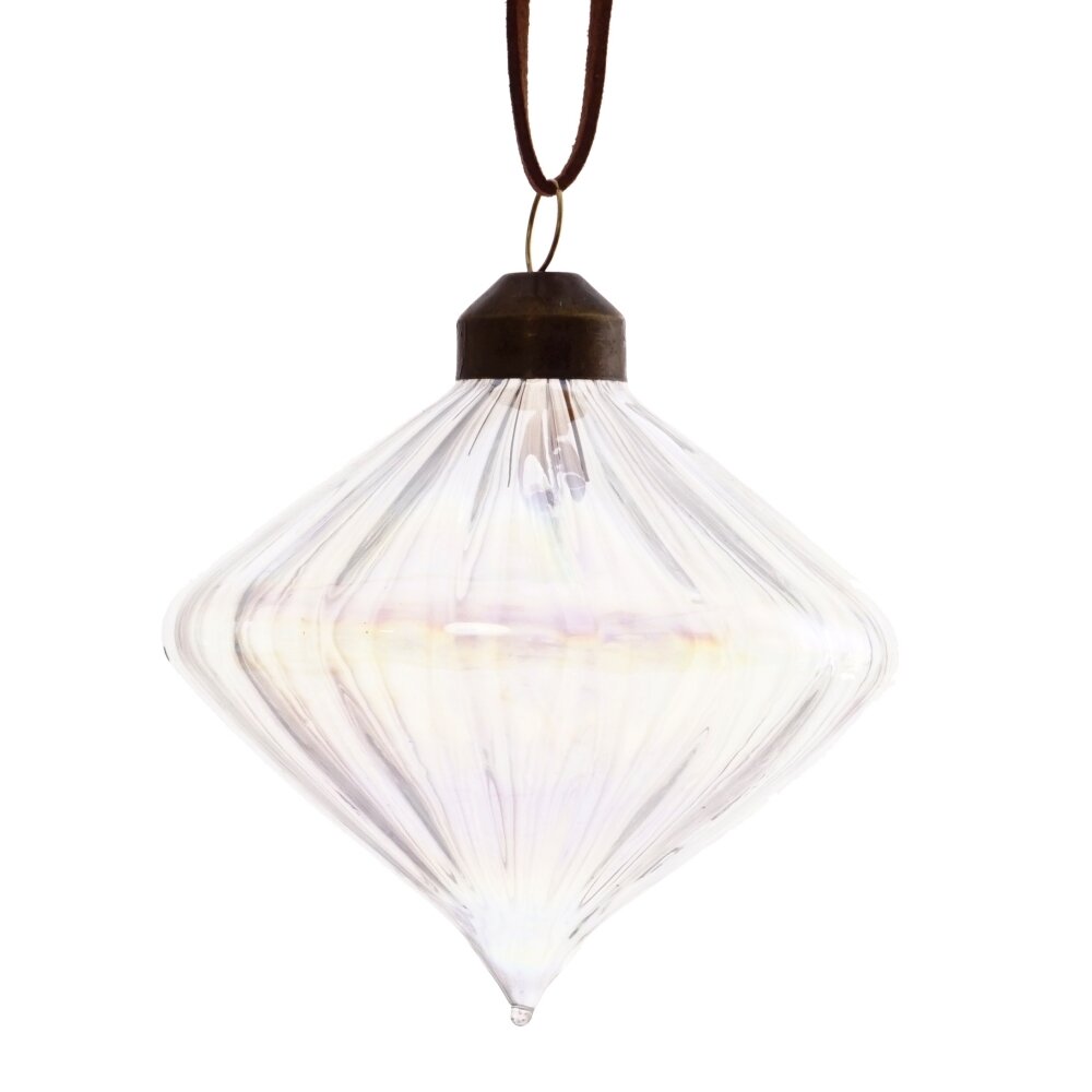 Украшение новогоднее Капля 9х9х9см, стекло арт.811822 по цене 