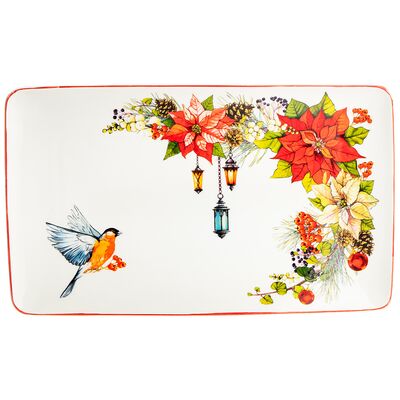 Тарелка Лефард Торжество фарфор белый 25,4х15см по цене 