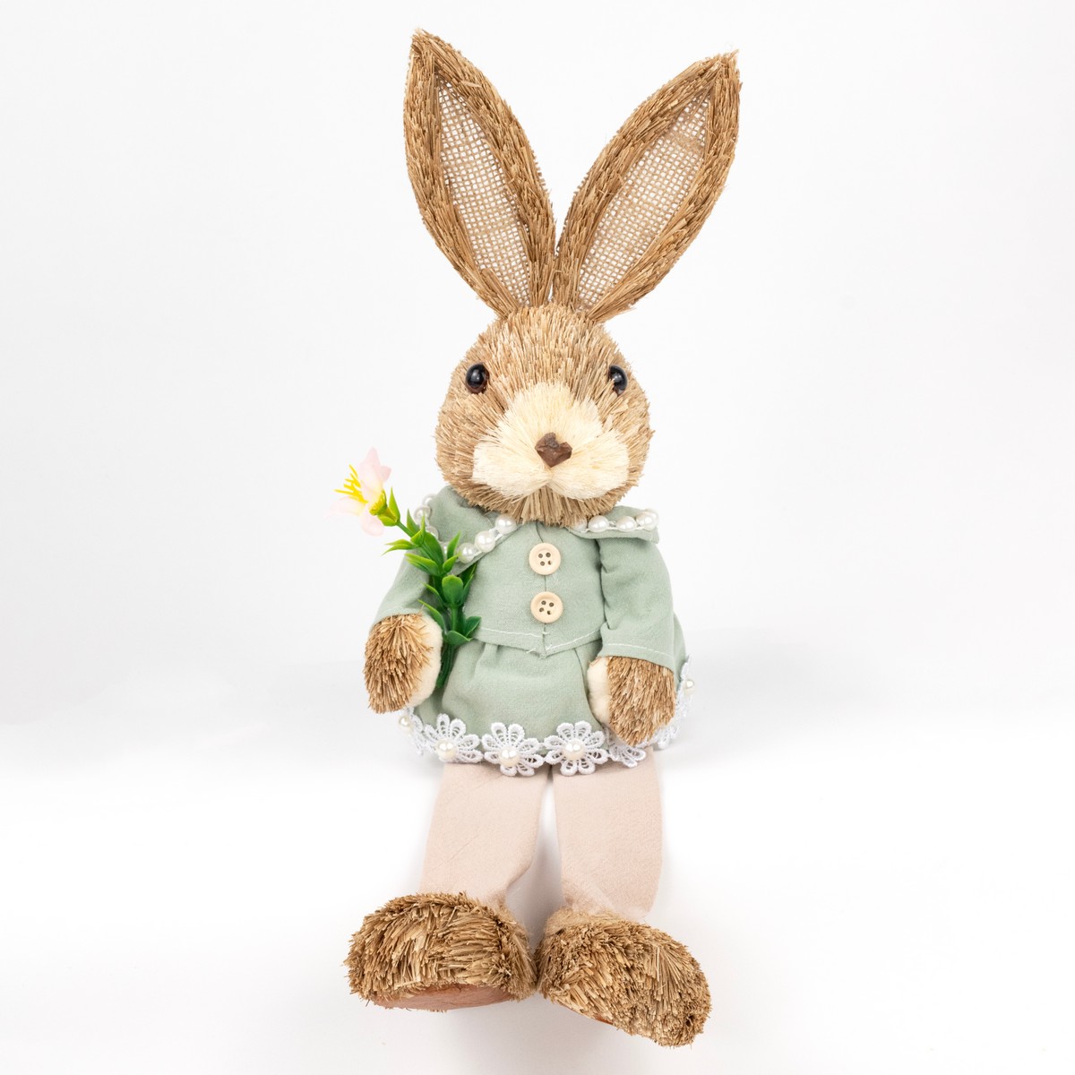 Фигурка Заяц Мальчик/Девочка сидящий 40см в ассорт по цене 