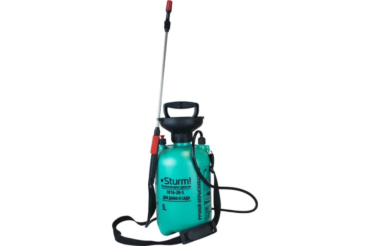 Опрыскиватель Штурм 5л с ручным насосом и шлангом арт.3016-20-5 по цене 